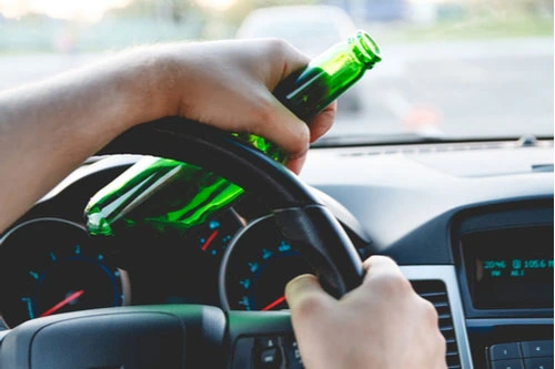 A drunk driver, concept of drunk driving accident attorney in Delray Beach